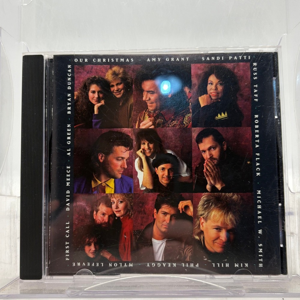 Our Christmas CD Amy Grant Al Green Michael W Smith 1990 Word Reunion Records